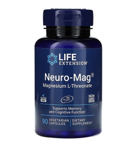 Neuro-Mag Magnesium L-Threonate Life Extension (90 вег капсул)