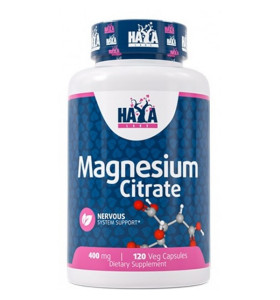 Magnesium Citrate 400мг Haya Labs (120 вег капсул)