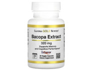 Bacopa Extract 320мг California Gold Nutrition (30 вег капсул)