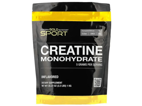 Creatine Monohydrate California Gold Nutrition 1кг