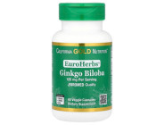 Ginkgo Biloba Extract 120мг California Gold Nutrition (60 вег капсул)