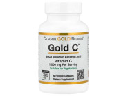Gold Vitamin C 1000мг California Gold Nutrition (60 вег капсул)