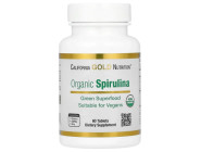 Organic Spirulina California Gold Nutrition (60 таблеток)