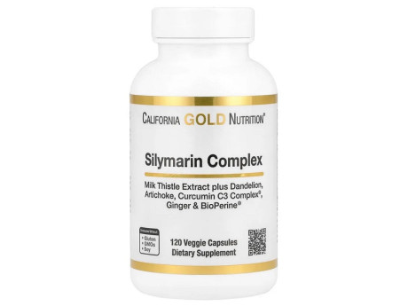 Silymarin Complex California Gold Nutrition (120 вег капсул)