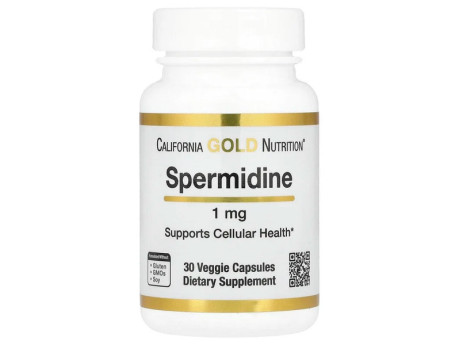 Spermidine 1мг California Gold Nutrition (30 капсул)