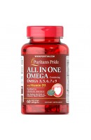 Омега 3, 5, 6, 7 & 9 с Витамином D3 (60 капсул))