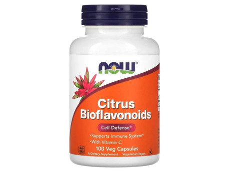 CITRUS BIOFLAVONOIDS 700мг Now Foods (100 вег капсул)