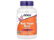 Red Yeast Rice 600мг ORG Now Foods (120 вег капсул) 