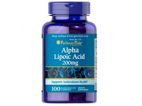 Alpha Lipoic Acid 200 мг (100 капсул)