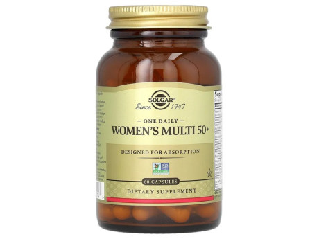 One Daily Women’s Multi 50 Plus Solgar (60 капсул)