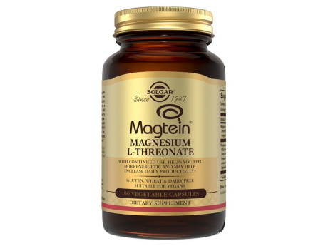 Magnesium Threonate Magtein Solgar (100 вег капсул)