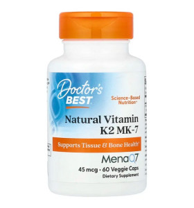 Vitamin K2 MK-7 45мкг Doctor's Best (60 вег капсул)