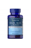 Hair Skin Nails One Per Day Formula + 2500 мг Біотину (60 капсул)