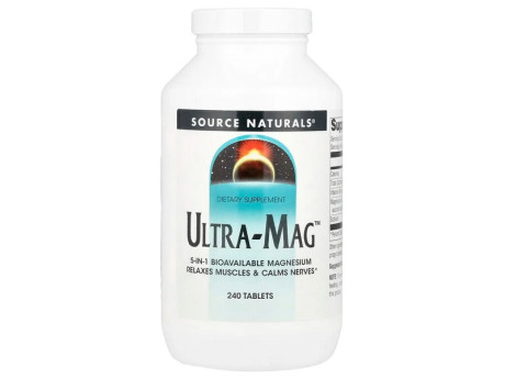 ULTRA-MAG Source Naturals (240 таблеток)