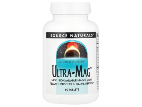 ULTRA-MAG Source Naturals (60 таблеток)