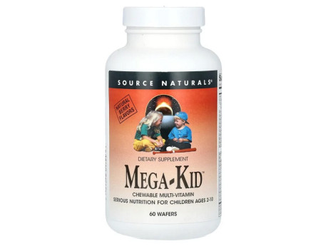 MEGA KID CHEWABLE Source Naturals (60 таблеток)
