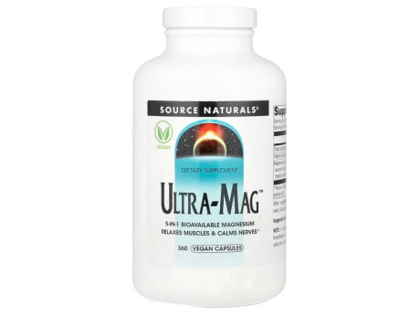 ULTRA-MAG Source Naturals (360 вег капсул)