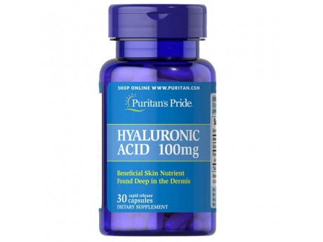 Puritan's Hyaluronic Acid 100 мг (30 капсул)