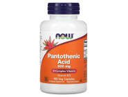 Pantothenic Acid 500мг Now Foods (100 вег капсул)