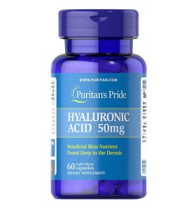 Hyaluronic Acid 50 мг Puritan's Pride (60 капсул) 