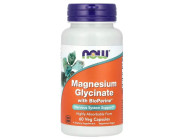 Magnesium Glycinate with BioPerine Now Foods (60 вег капсул)