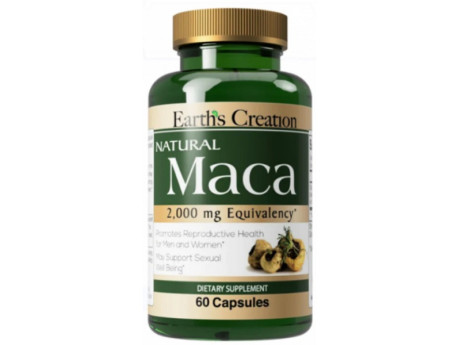 Maca 2000мг Earth‘s Creation (60 капсул)
