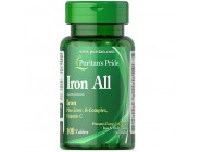 Iron All (Plus Liver, B-complex, Vitamin-C) 100 таблеток