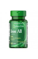 Iron All (Plus Liver, B-complex, Vitamin-C) 100 таблеток