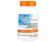 High Absorption Magnesium 100мг Doctor's Best (120 таблеток)