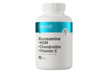 Glucosamine + MSM + Chondroitin + Vitamin C OstroVit (90 таблеток)