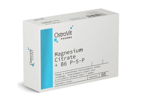 Pharma Cytrynian Magnezu + B6 P-5-P OstroVit (60 капсул)