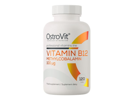 Vitamin B12 Methylcobalamin 100 µg OstroVit (120 таблеток)