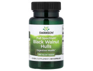 Full Spectrum Black Walnut Hulls 500мг Swanson (60 капсул)