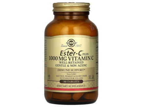 Ester-C Plus 1000мг Vitamin C Solgar (90 таблеток)