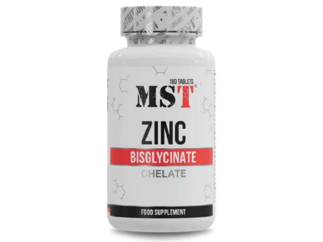 Zinc Chelate Bisglycinate MST (180 таблеток)