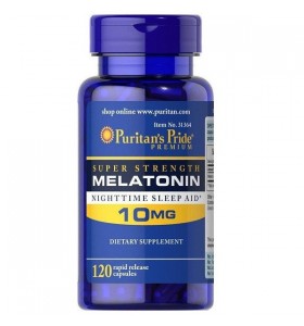 Melatonin 10 мг Puritan Pride (120 капсул)