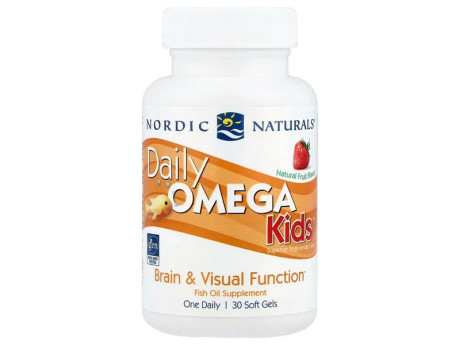 Daily Omega Kids Nordic Naturals (30 капсул)