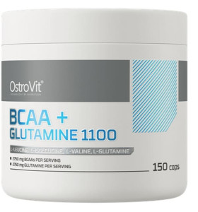BCAA+GLUTAMINE 1100мг Ostrovit (150 капсул)