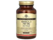 Double Strength Omega-3 700мг Solgar (60 капсул)