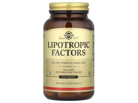 Lipotropic Factors Solgar (100 таблеток)