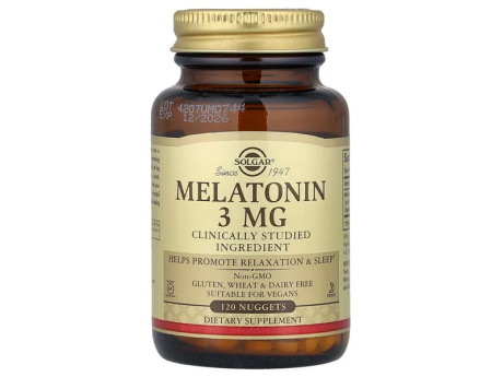 Melatonin 3мг Solgar (120 таблеток)