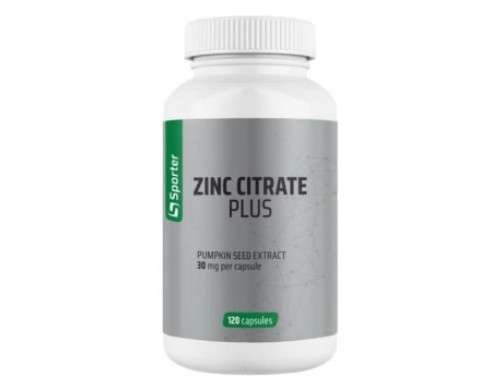 Zinc 30 Citrate Plus Sporter (120 капсул)