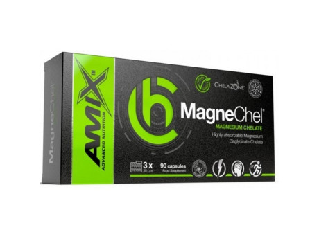 ChelaZone MagneChel Magnesium Bisglycinate Chelate Amix (90 вег капсул)
