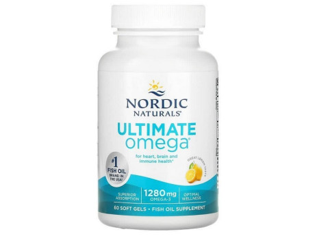 Ultimate Omega Nordic Naturals (60 капсул)