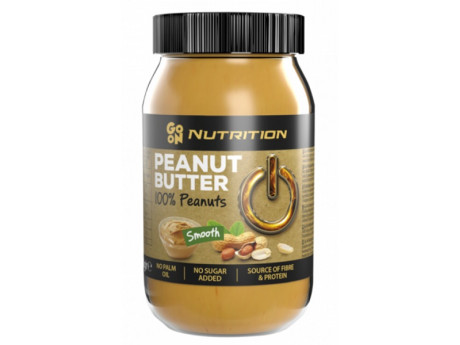 Peanut butter smooth 100% GO ON (900 грамм)