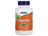 Cayenne 500мг Now Foods (100 вег капсул)