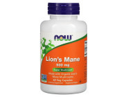 LIONS MANE MUSHROOM ORG Now Foods (60 вег капсул)