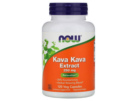 KAVA KAVA 250мг 30% Now Foods (120 вег капсул)