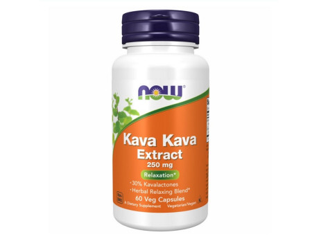 KAVA KAVA 250мг 30% Now Foods (60 вег капсул)