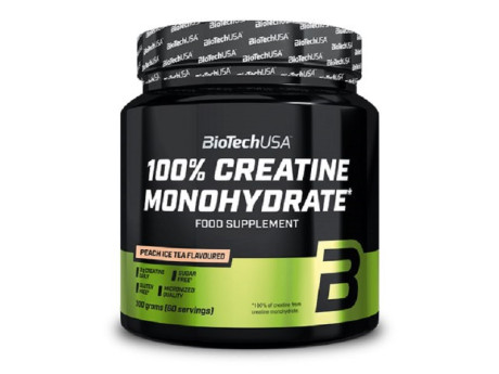 100% Creatine Monohydrate BioTech USA со вкусами (300 грамм)